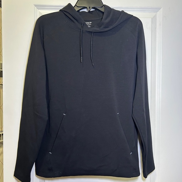 Old Navy Black Athletic Sweatshirt Hoodie - Picture 1 of 3